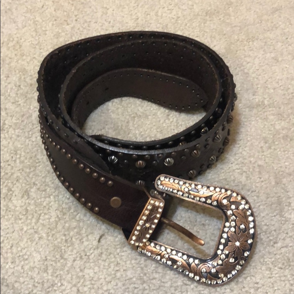 Gorgeous brown Leather Belt